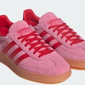 Adidas Womens Handball Spezial Semi Pink Glow Better Sports Sneakers